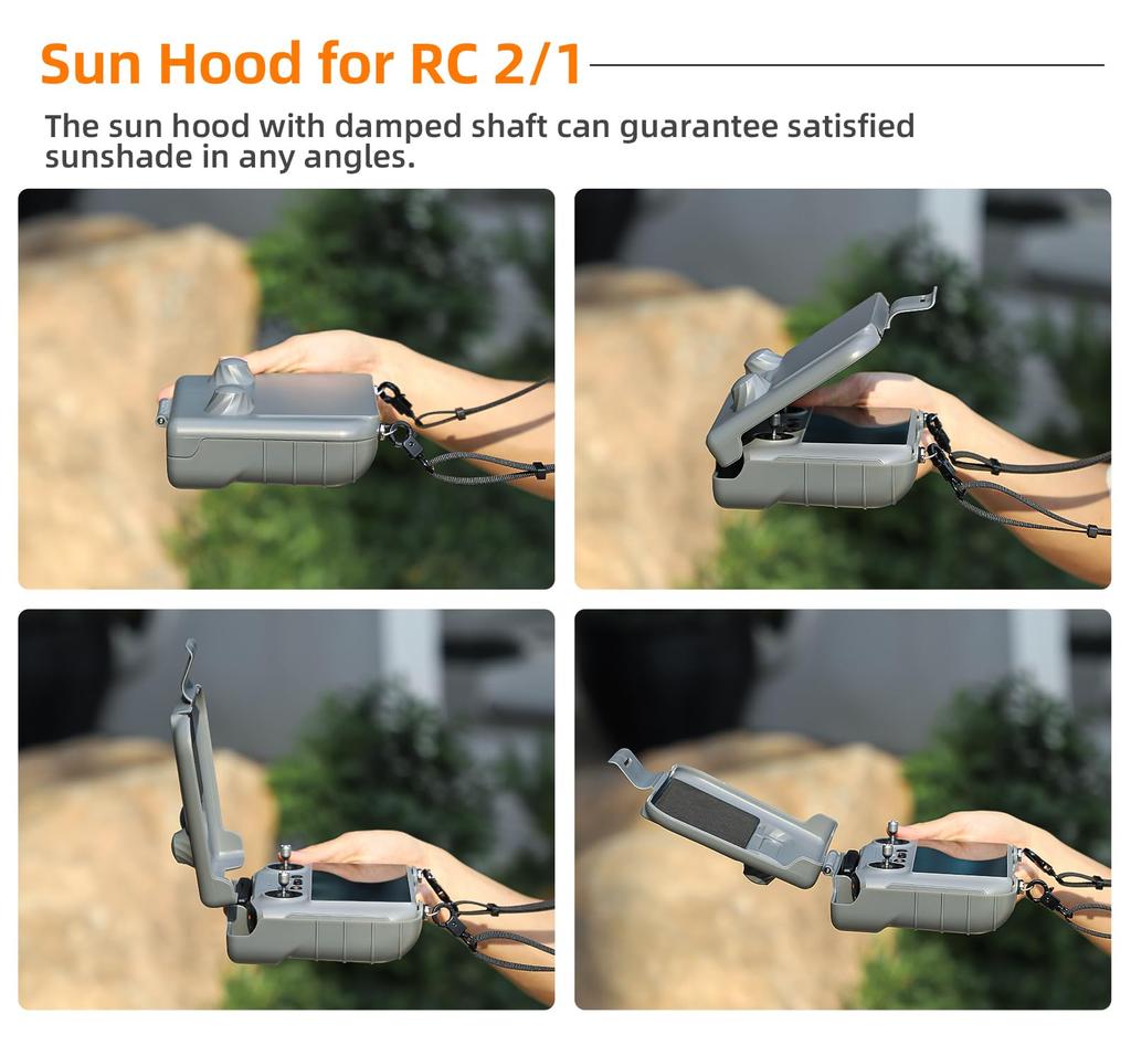 Sun Hood for DJI RC2DJI RCDJI Mini5 Pro Transmitter, Compatible with DJI FLIPMini4ProAIR 3SAIR 3DJI NEOMini 3ProMini 3Mavic 3 ProAIR 2S,
