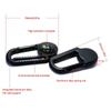 Compass 3 in1 Multifunctional Keychain Thermometer Hook Mini Compass  Hiking