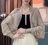 Versatile Knit Hollow Out Breathable High Quality One Layer Ramadan Muslim Women Islamic Diamond Shape Prayer Hijab Capes