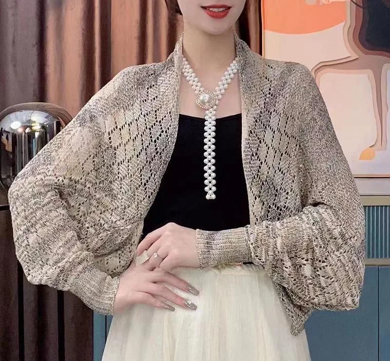 Versatile Knit Hollow Out Breathable High Quality One Layer Ramadan Muslim Women Islamic Diamond Shape Prayer Hijab Capes
