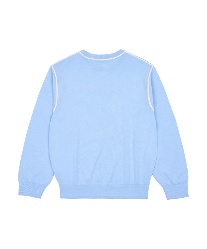 UNIVERSE GARMENT Soft Daily Knit_Light Blue