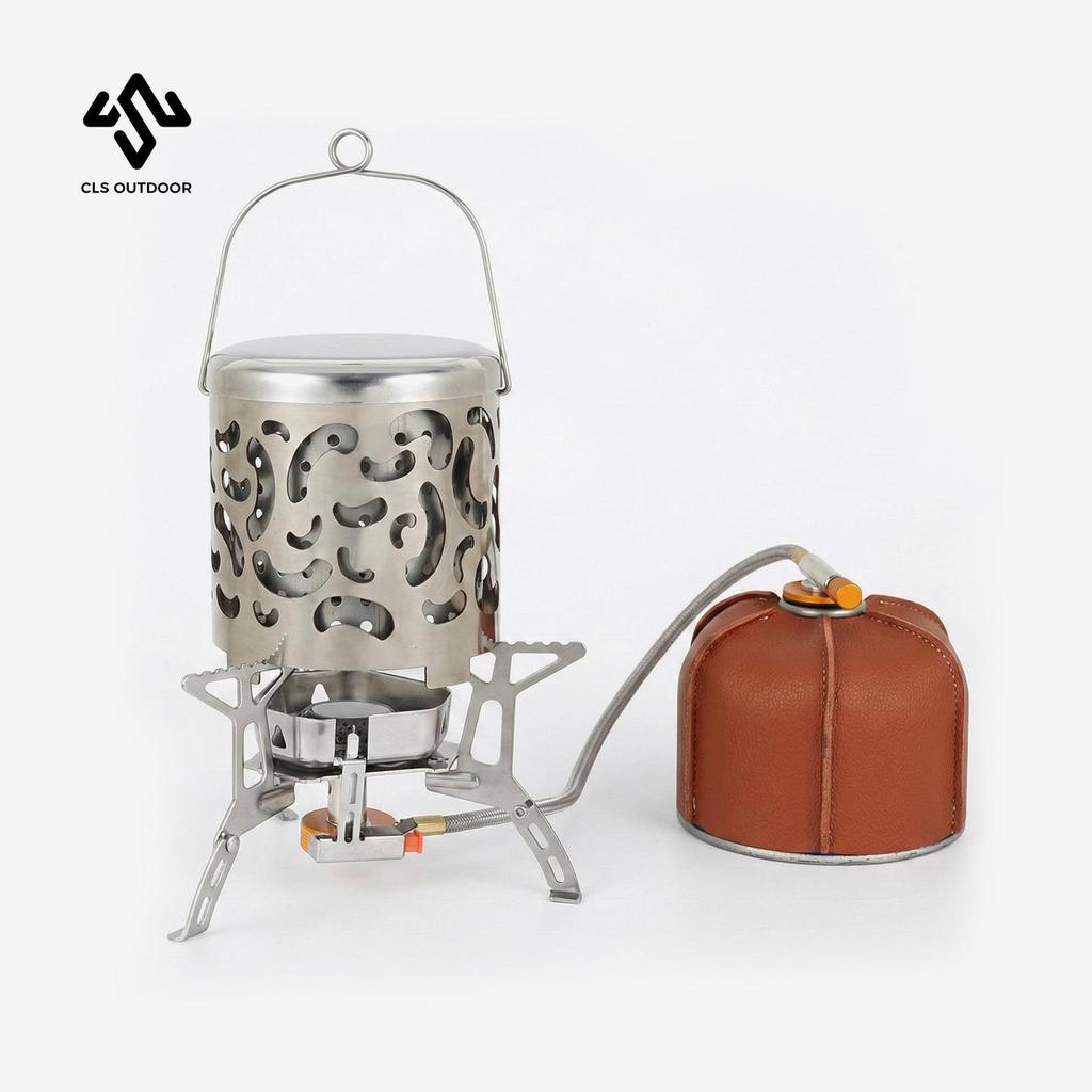 Portable Mini Stainless Steel Camping Heater for Autumn and Winter