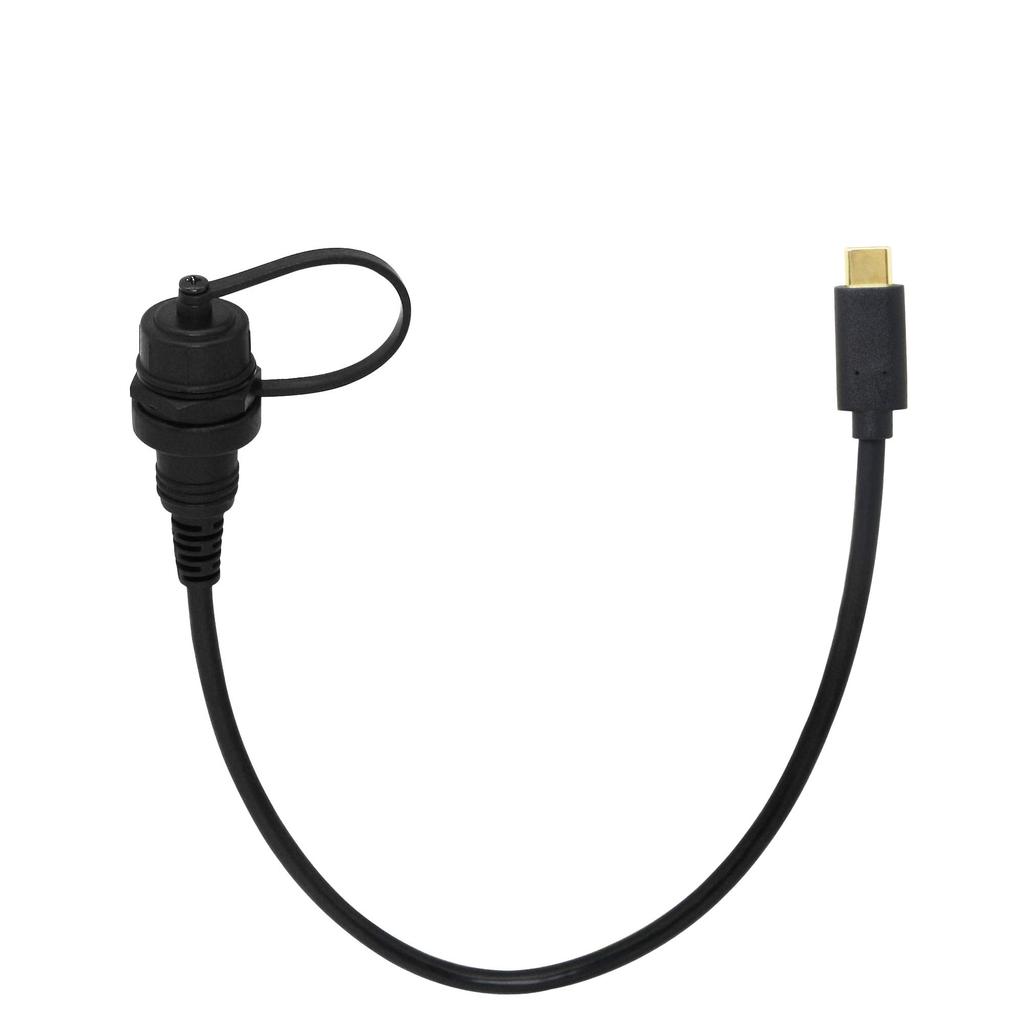 CERRXIAN Gold Plated USB Type C 3.1 Extension Dash Flash Cable for Car, Boat, Motorcycle, Truck Dashboard (USB-C 3.1) 30cm