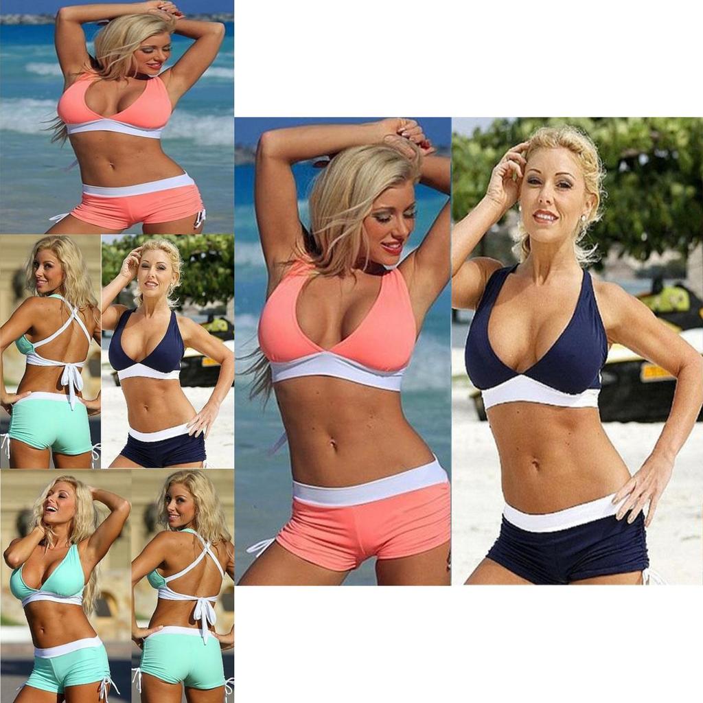 Premium Quality Women Summer Fashion Bikini Swimsuits Sexy Boxer Split Bikinis Beach Bikini For Effortless Style