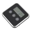 Food Grill Thermometer LCD Display Long Probe 2 Units Digital Meat Thermometer Timer for Kichen