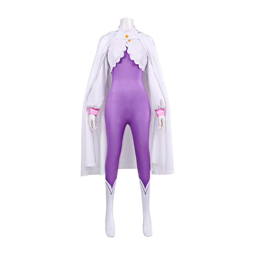 Re Zero Starting Life In Another World Emilia Cosplay Costume With Polyester Fabric For Anime Conventions