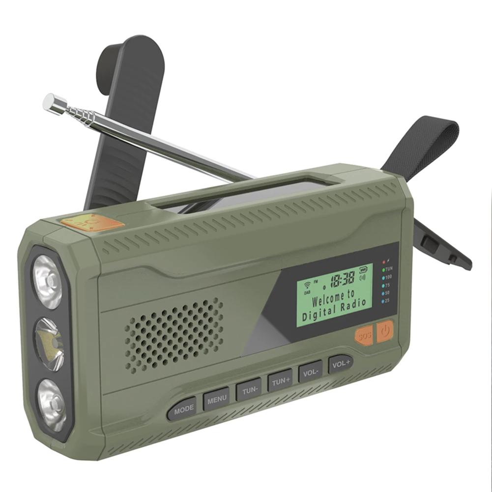 

Emergency Radio with Flashlight BT Speaker Solar Radio Rechargeable Emergency Weather Radio for Outdoor Camping Emergency