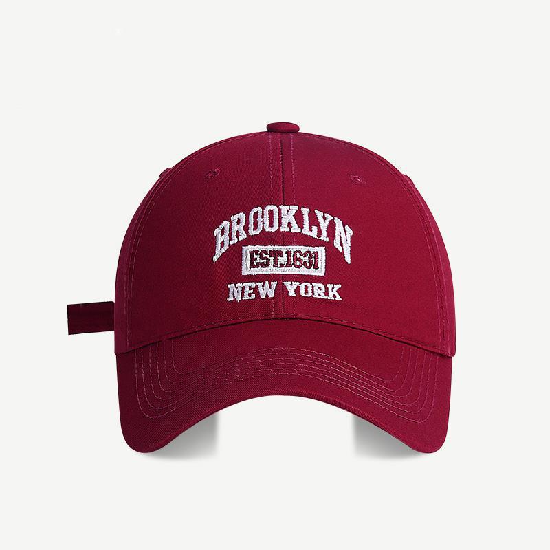Deep Topped Duckbill Hat for Women, Xia Jia with Wide Brim, Baseball Hat, Big Head Circumference, Sun Protection, Men's Letters