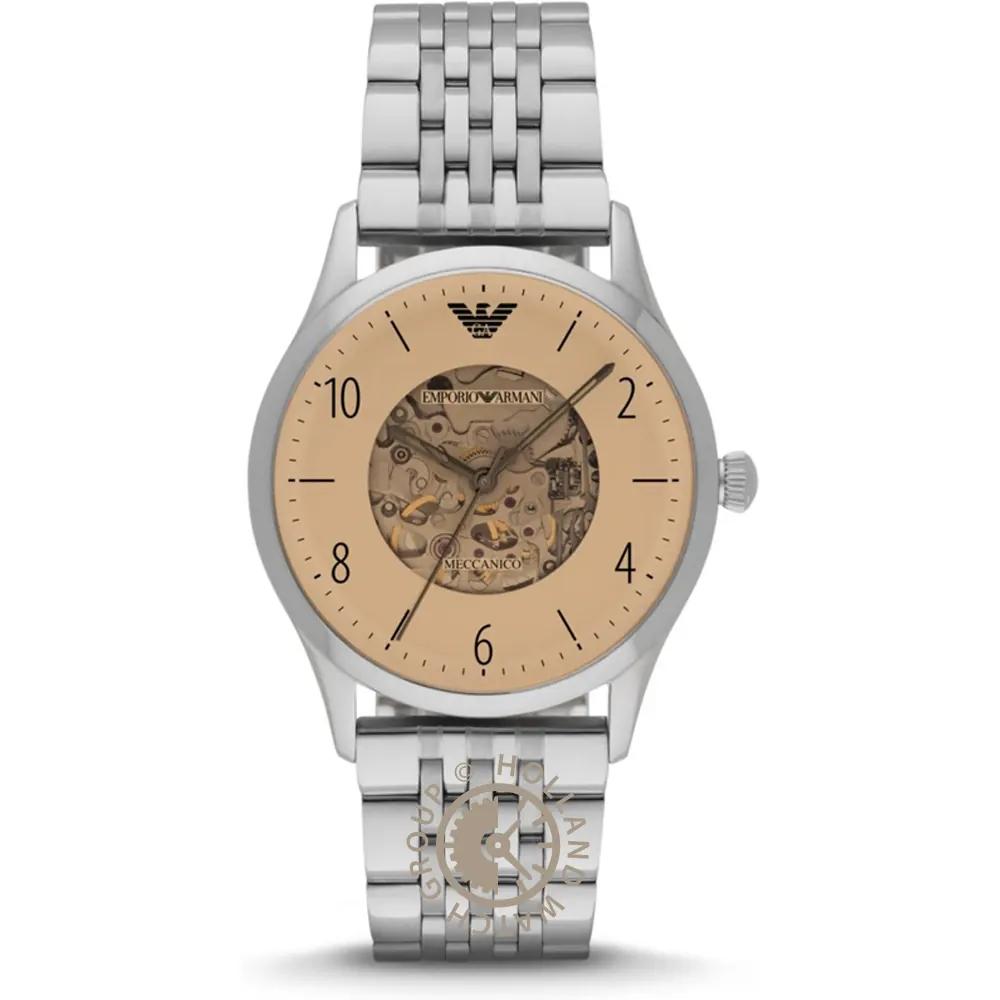 

Emporio Armani Historical Collection Brown Stainless Steel Bracelet Mechanical Automatic Watch AR1922 коричневый