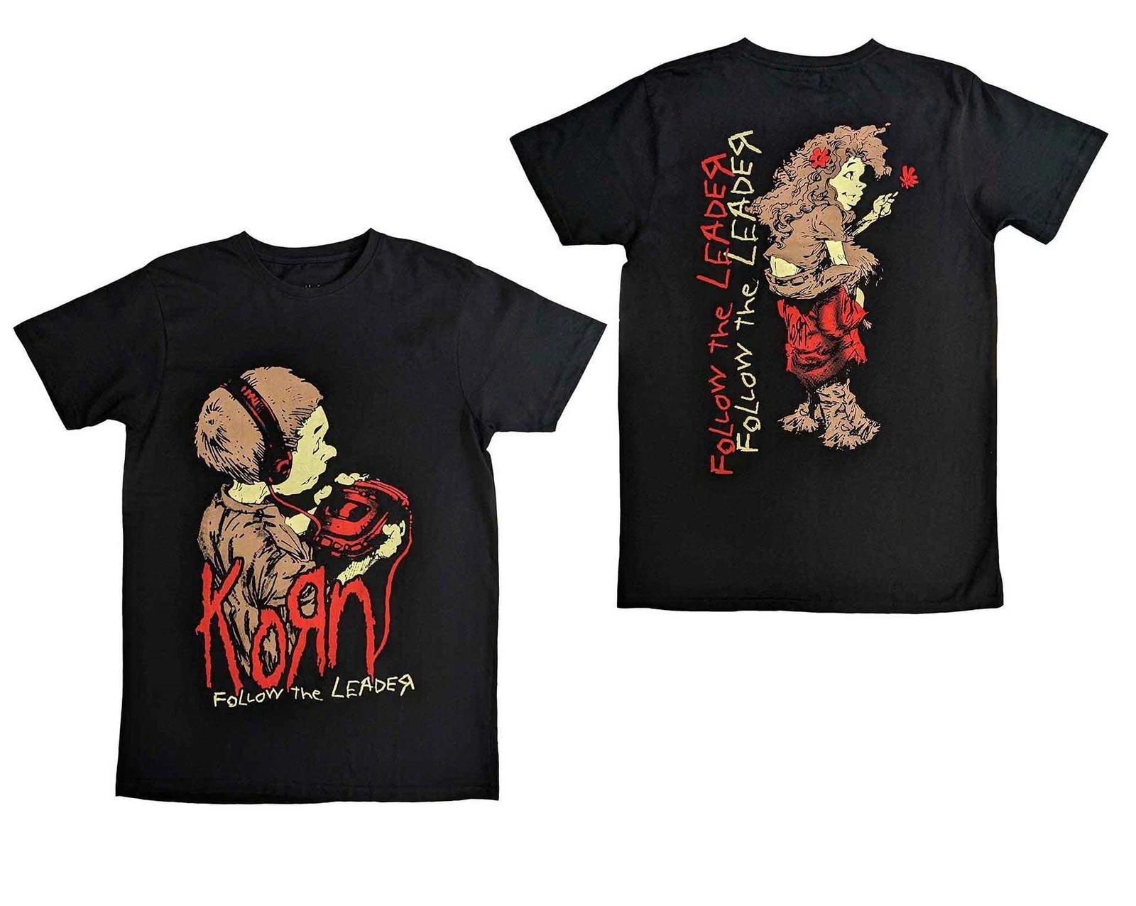 Korn Follow The Leader 2-Sided Print T-Shirt S-2XL NEW XXL