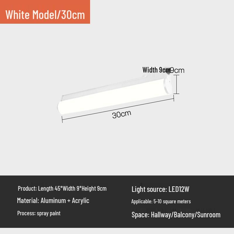 Minimalist Modern Waterproof Wall & Ceiling Light for Indoor/Outdoor Spaces