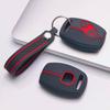 Key Fob Cover for Honda Accord Civic CR-V with Keychain Anti-Scratch Surface Shockproof Structure Soft Grip Texture Easy Install Design