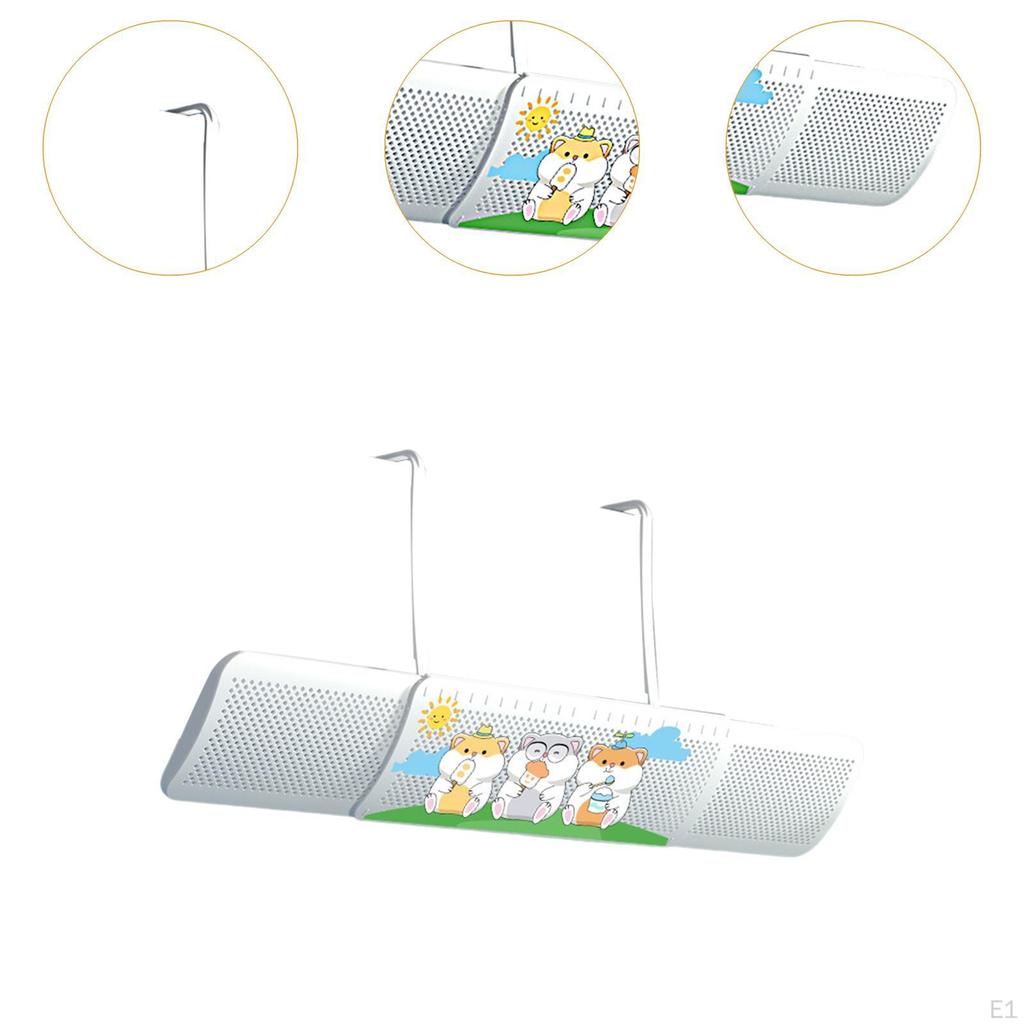 Verstellbarer Klimaanlagenabweiser für den Heim- und Bürogebrauch
