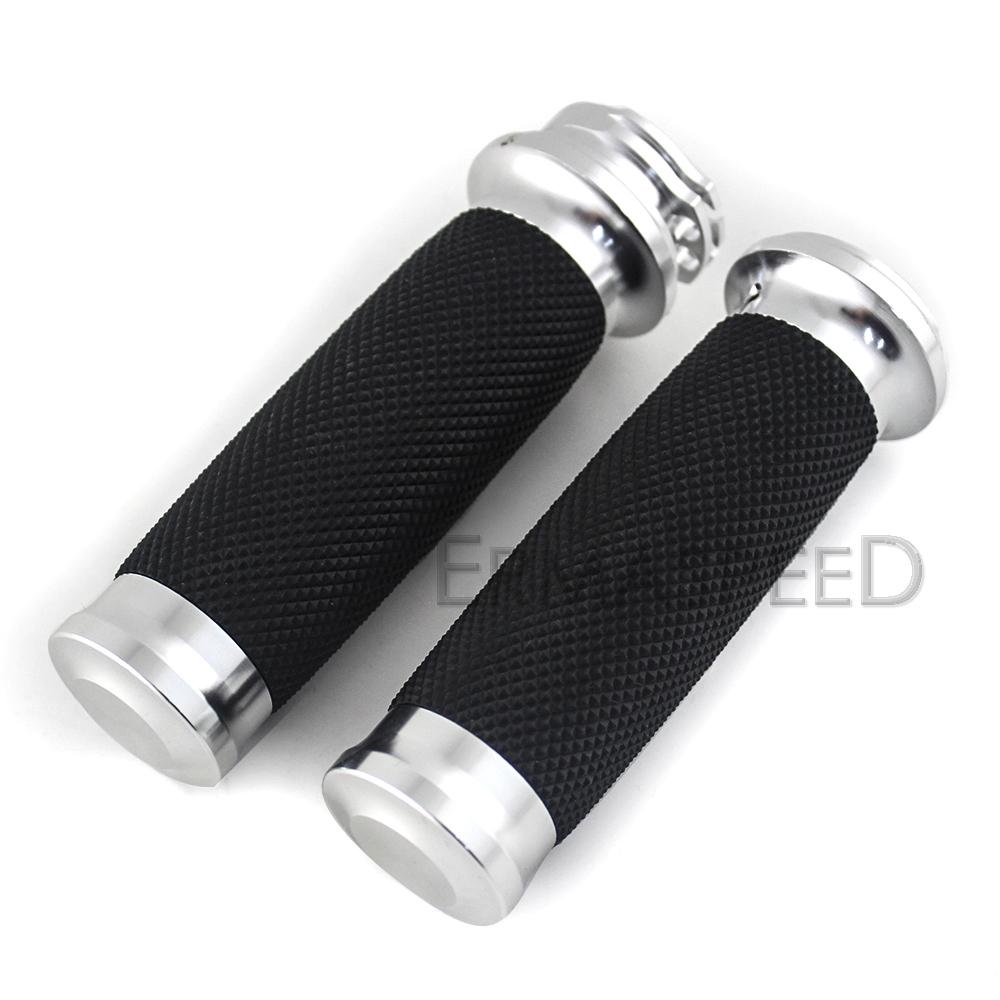 1 pár 25mm rukojetí pro motocykly CNC hliníkové pryžové rukojeti pro skútry, sportovní motocykly, motocykly