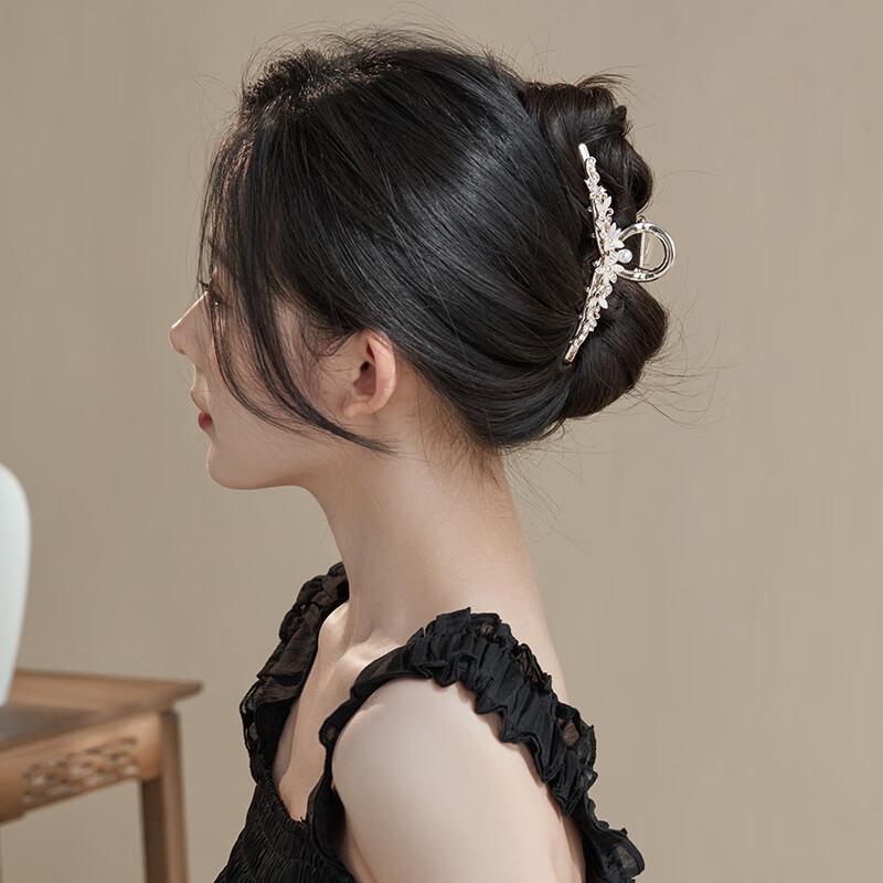 CHIMERA Large Flower Hair Claw Clip, Back of Head Shark Clip, Hairpin, Hair Accessories