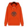Vintage Evil Dragon Compass Totem Print Hoodie Dark Style Casual Loose Hooded Jacket for Men and Women, Spring and Autumn Version