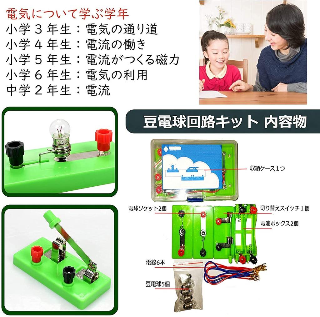 UTST Electrical Experiment Electronic Circuit Kit, Craft Kit for Kids, Science Experiment, Circuit Experiment (Float)