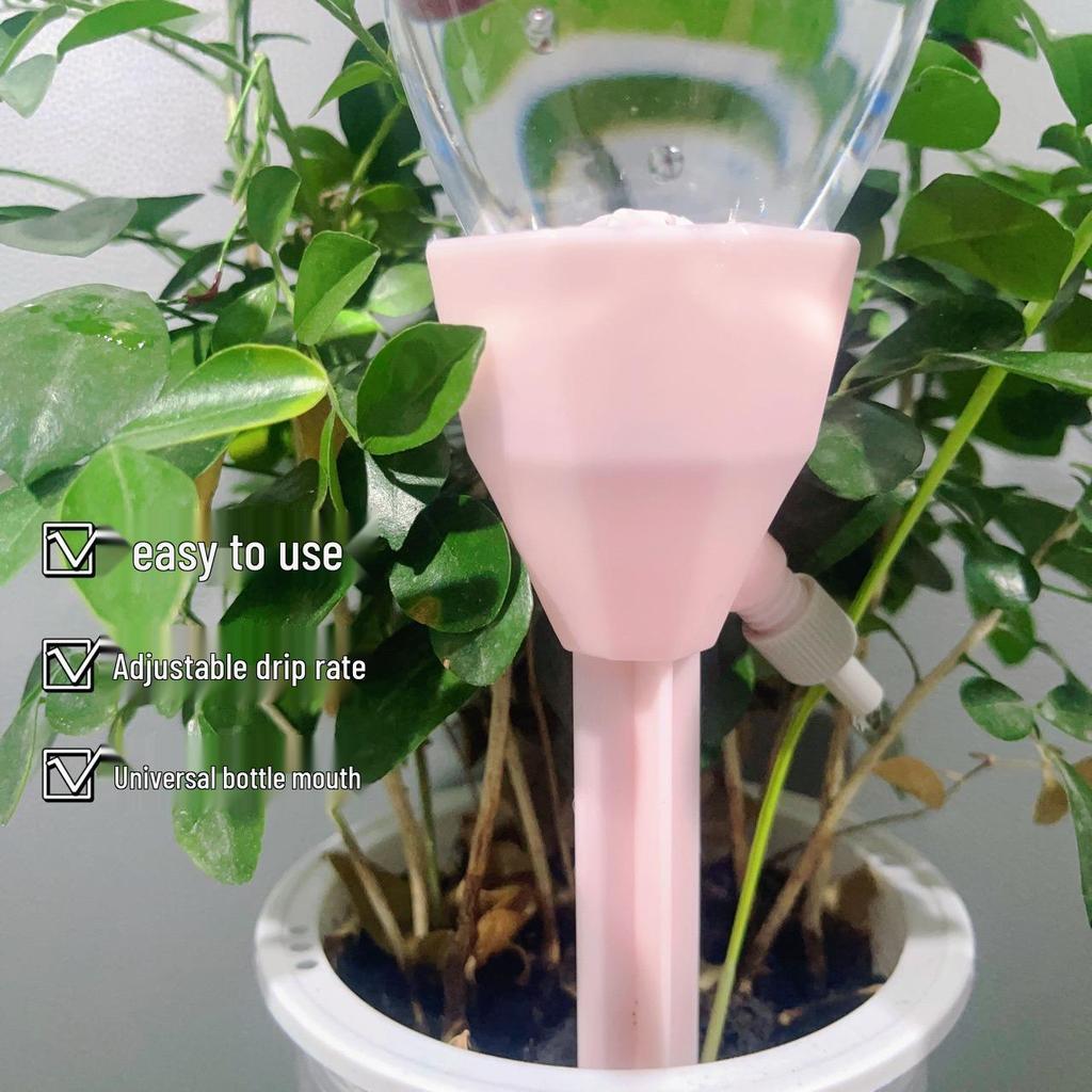 Adjustable Drip Irrigation Device for Potted Plants - Automatic Watering Solution for Home and Travel