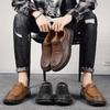 Golden Sapling Man Loafers Genuine Leather Shoes Handmade Sewing Men's Casual Business Shoe Leisure Party Flats Office Loafers