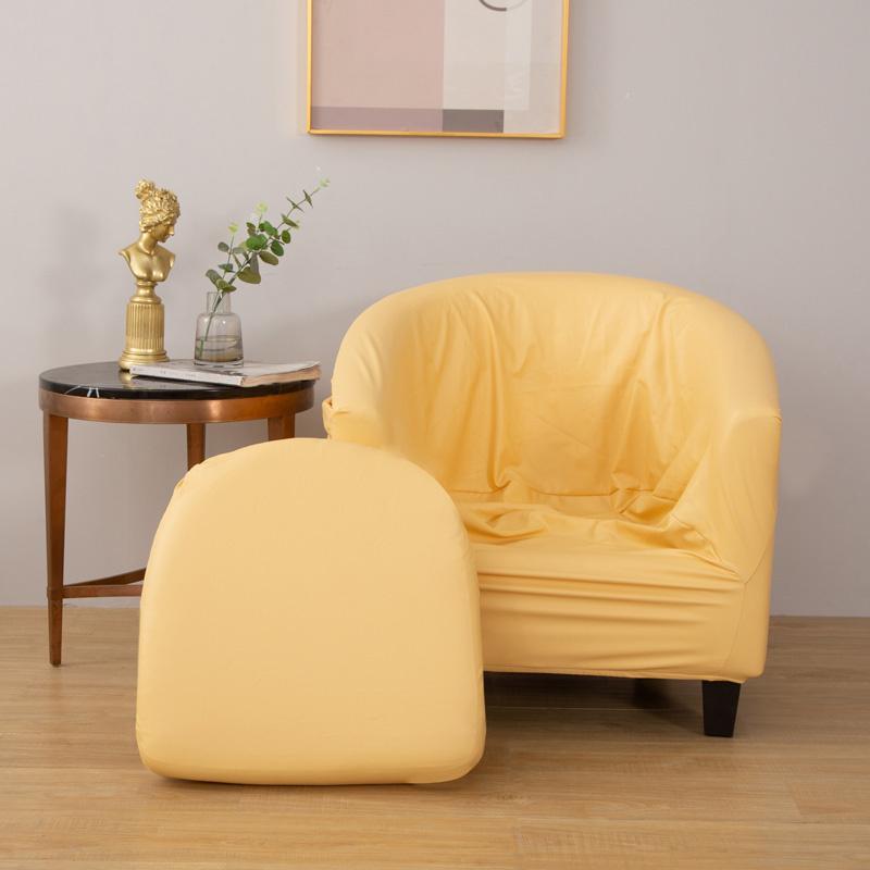 Husă pentru scaune de cadă din piele PU despărțită Huse de canapea de club impermeabile Huse de fotoliu Morden de culoare solidă pentru protector de mobilă