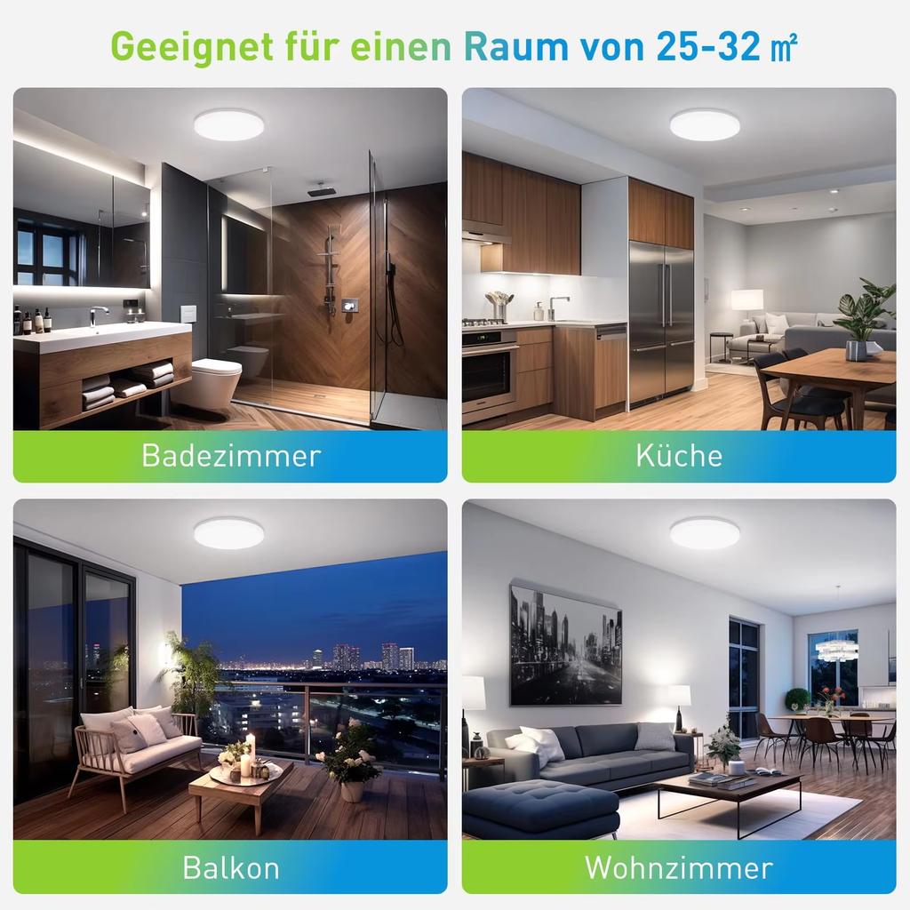 LED iling light ultra-thin modern light bedroom living room 18W 24W 36W 48W indoor Corridor Home Light Home lighting