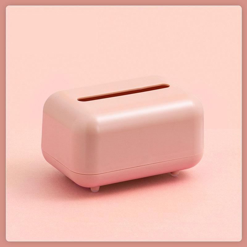 Household With Box Tissue Lid Desktop Paper Holder Napkin Storage Box Office Decoration Sealed Dustproof Tissue Container