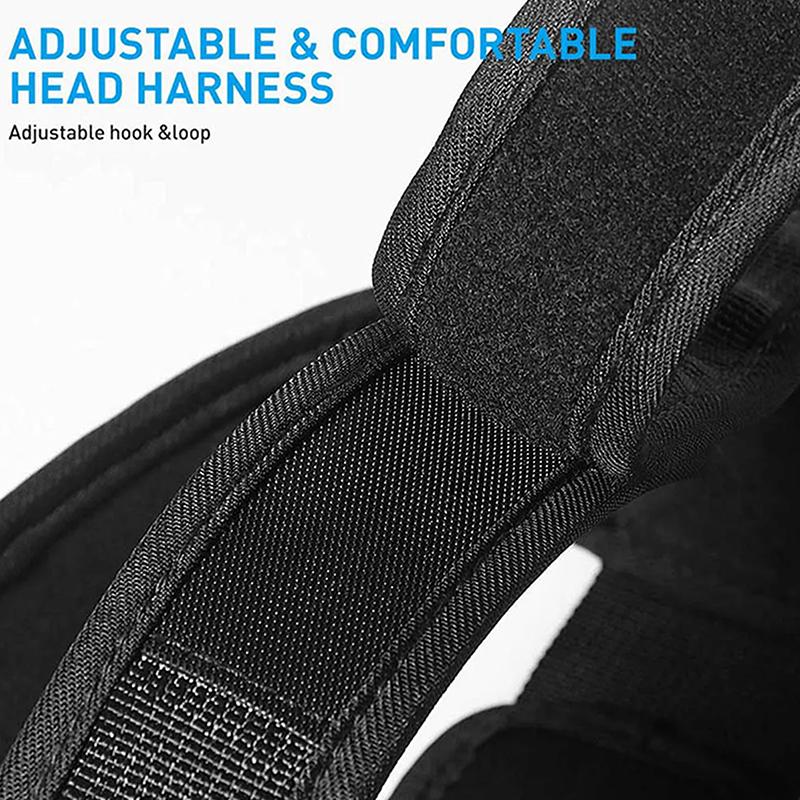 Head Neck Training Head Harness Body Strengh Exercise Strap Adjustable Neck Power Training Gym Fitness Weight Bearing Cap