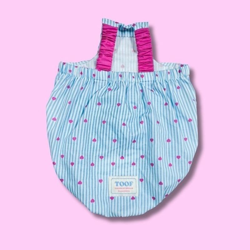 TOOF HEART STRIPE TOP BALLON TISSÉ