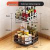 Rotating Square 3-Tier Kitchen Spice Organizer