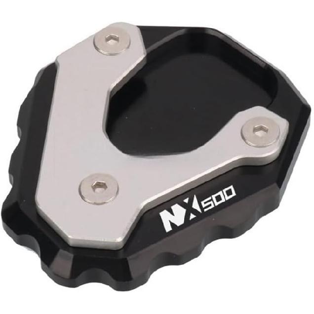 

Support Plate for Ho&n&da NX500 NX 500 NX400 NX 400 2024-2025 Motorcycle CNC Kickstand Foot Side Stand Extension Pad Support Plate Black-NX500