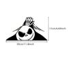 SHEIN TEMU Halloween Cartoon Skeleton Car Body Decal - Scratch-Resistant, Sunscreen, Waterproof