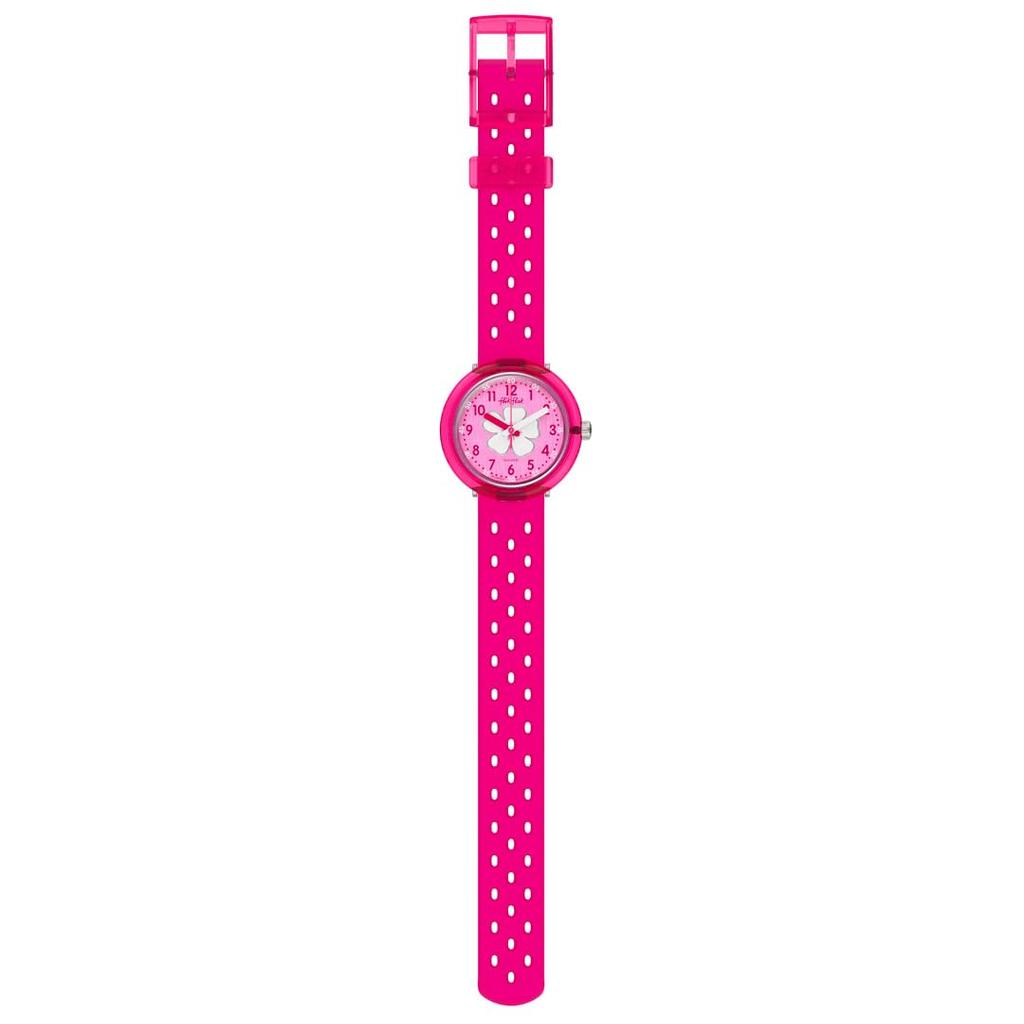 Wristwatch FIZZ IN HIBISCUS FCNP005 Girls Pink [Flick Flack] Kids'