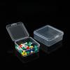Heightened Square Pp Plastic Box, Transparent Storage, Parts Box, Square Small Product Puzzle Packaging Box, Display Box.