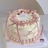 Birthday Simulated Fruit Cake Model Accessories Plastic Fake Cake Nude Embryo Decoration Party Ornaments Photography Prop Crafts
