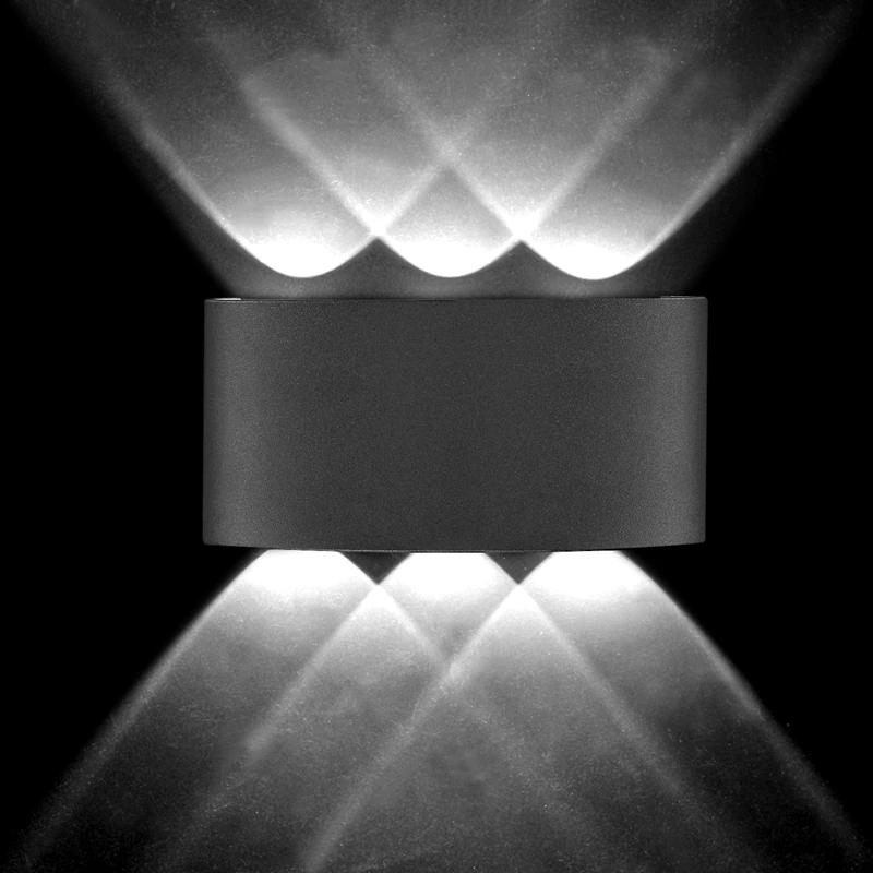 6W Waterproof LED Kinkiet Indoor Kinkiets Indoor Kinkiets Outdoor Stairs Garden Night Lamp | Kinkiets (Warm White)