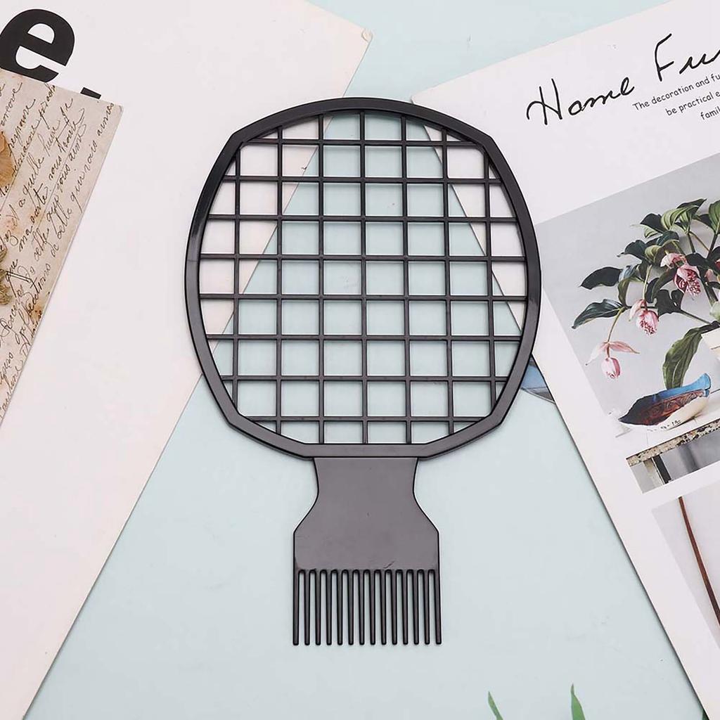 Men Afro Curly Hair Comb Dreadlocks Tin Foil Hot Perm Comb Hairdressing Tool