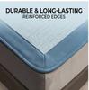Antibacterial Ice Silk Cooling Mat 3-Piece Set Machine Washable Fitted Bedding for Home Bedroom 150x200 180x200cm