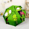 Invader Zim Automatic Umbrella Compact 8-Rib Lightweight Lightweight All-Season Travel Outdoor Accessory