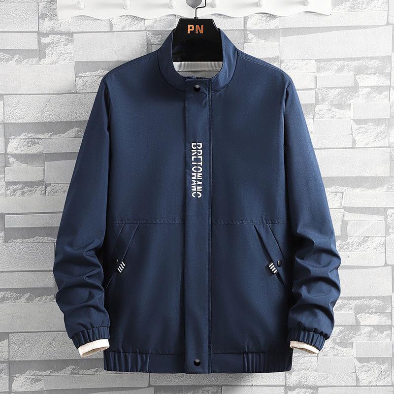 Spring 2023 Men's Trendy Korean-Style Stand Collar Casual Jacket