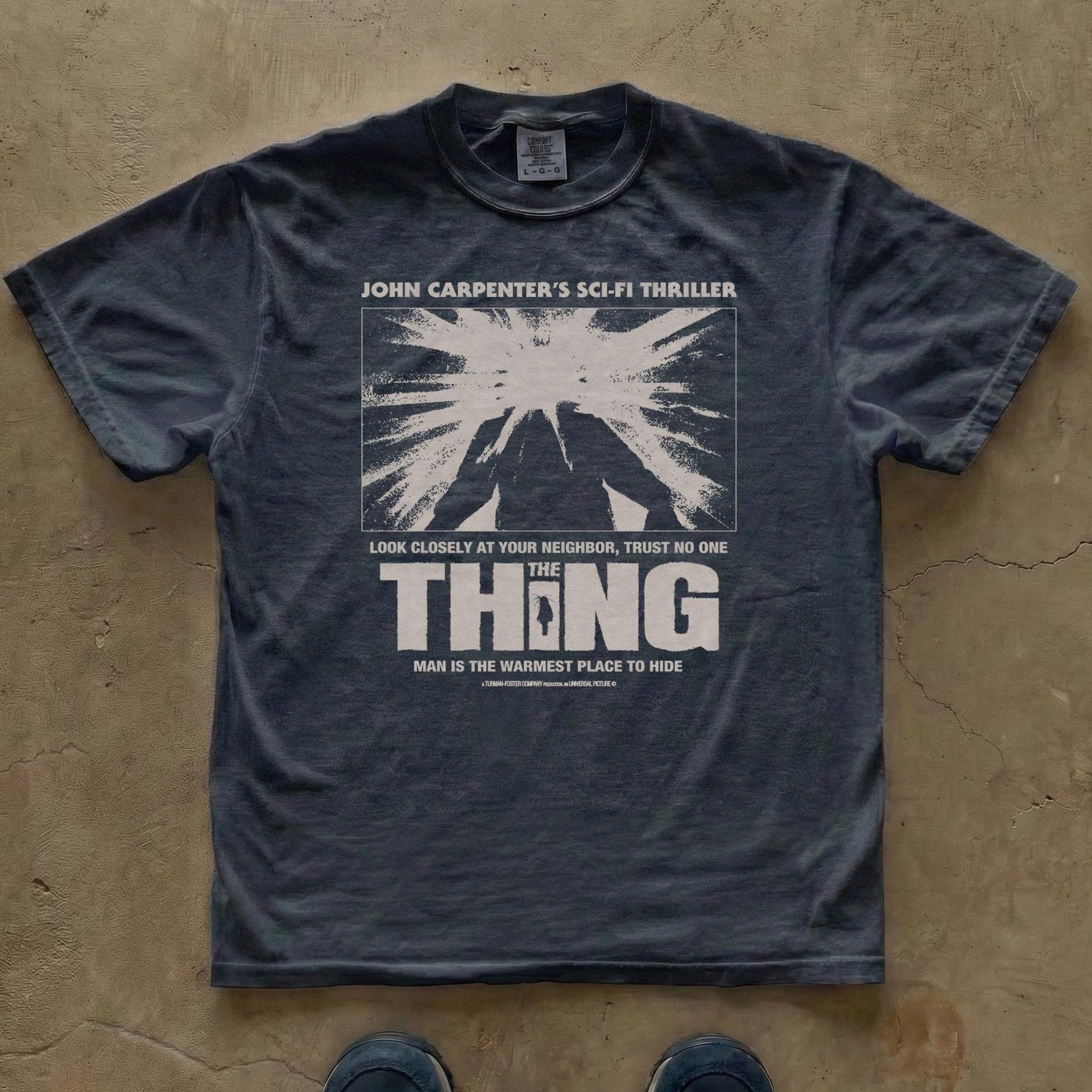 The Thing Movie Poster T-Shirt | John Carpenter Horror Film Tee 3XL