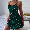 Women Nightdress Comfortable Satin Spaghetti Strap Nightie