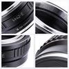 CONCEPT M42 Objektivanschlussadapter für Sony NEX-Anschlussadapter für Sony Alpha Erreicht Unendlich offiziell K&F E-Mount Kameras. M42-zu-NEX a6700, a7CII,