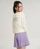 Leijibi [Set] Cotton Candy String Women'S Long Sleeve Rash Guard + Wrap Skirt Set (2 Colors)