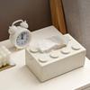 Creative Building Blocks Tissue Box Wall-Mounted Spring Paper Towel Holder Waterproof For Bathroom Living Room And Kitchen
