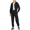 Nike Lockere Kurze Kapuzen-Reißverschluss Langarmjacke Damenjacken Schwarz HJ0941-010
