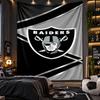 Wall Hanging Tapestry Las Vegas Raiders Print Cloth for Living Room Bedroom Home Decor