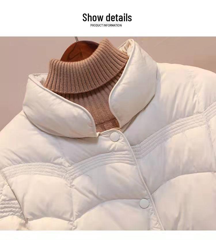 Women's Petite Light Down Jacket - Winter 2021 Fashionable & Stylish Outerwear