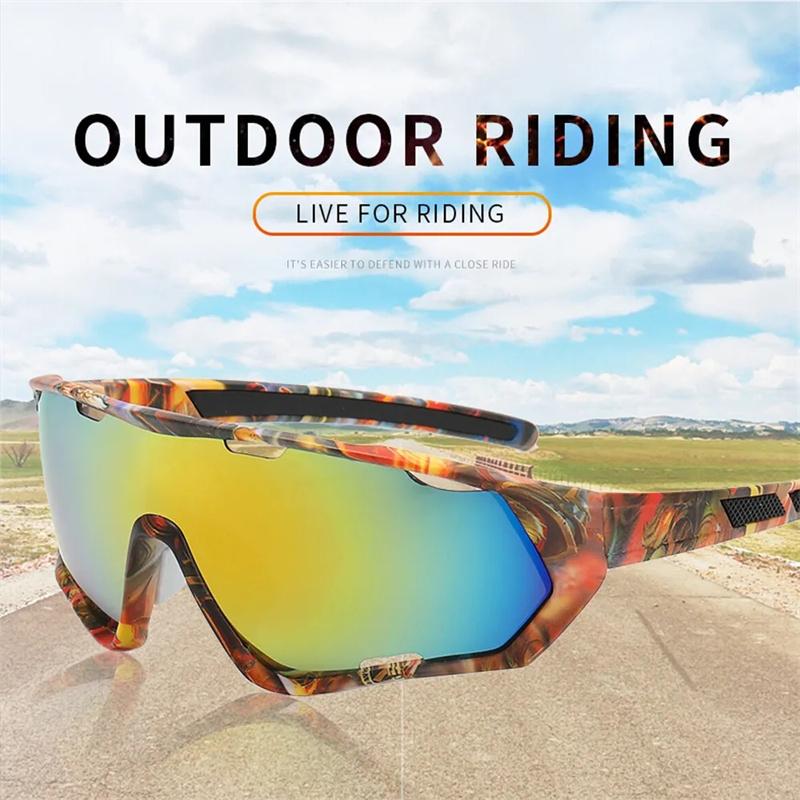 Riding Glasses Cycling Sunglasses Sports Colorful Glasses Men Women Sunglasses Road Goggles UV400