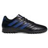 Adidas Goletto 7 VII Lightweight Lace-Up TF (Rubber Studs) Firm Ground Artificial Turf Non-Slip Soccer Shoes Men Soccer Shoes Black Blue FV8705