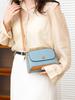 Trendy solid color covered crossbody bag, women's shoulder bag, mini small bag